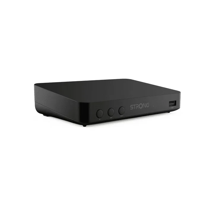 Strong Receptor Digital TDT SRT 8208 HD con DVB-T2, HEVC H.265, Ethernet, USB para Grabar, Grabación en Directo, EPG 7 Días, Salida HDMI, Negro