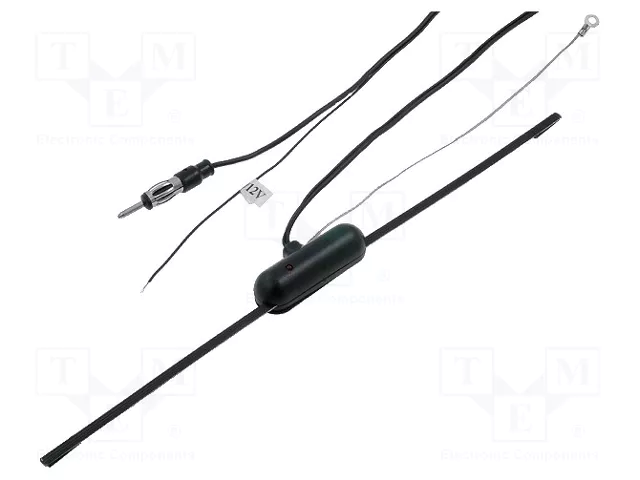 4CARMEDIA Antena de coche interna con amplificador y cable de 2m 4CARMEDIA Antena de coche interna con amplificador y cable de 2m