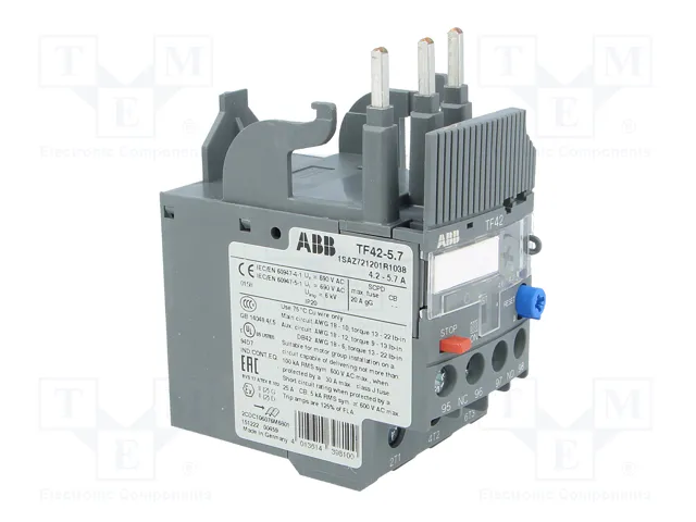 ABB Relé térmico AF 4,2÷5,7A ABB Relé térmico AF 4,2÷5,7A