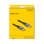 DeLOCK Cable DisplayPort 8K 60 Hz 1 m Lila Metal 80600