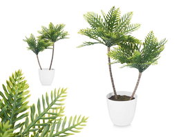 IBERGARDEN Maceta Planta Alta 2 Palmeras Verdes 36x55.5x24 cm (Set de 6)