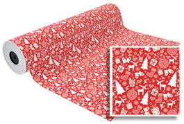 Papel De Regalo Bobina Basika 31 Cm X 85 M (2 Kg Aprox.) Navidad (Nv1901-A 31 Cm)