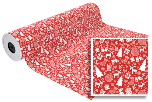 Papel De Regalo Bobina Basika 31 Cm X 85 M (2 Kg Aprox.) Navidad (Nv1901-A 31 Cm) Papel De Regalo Bobina Basika 31 Cm X 85 M (2 Kg Aprox.) Navidad (Nv1901-A 31 Cm)