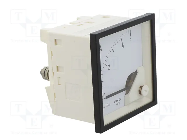 LUMEL Amperímetro Analógico para Panel 0÷5A DC Clase 1,5