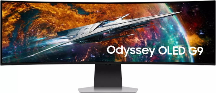 Samsung Odyssey OLED G9 S49CG954SU Monitor Gaming 49 pulg. Curvo 240Hz 0.03ms Plata