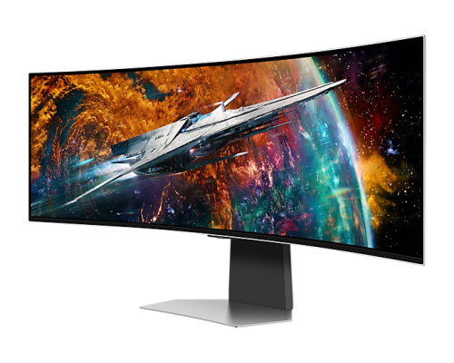Samsung Odyssey OLED G9 S49CG954SU Monitor Gaming 49 pulg. Curvo 240Hz 0.03ms Plata