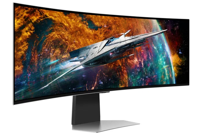 Samsung Odyssey OLED G9 S49CG954SU 49 Pulgadas Curvo 240Hz 0.03ms 5120 x 1440 Dual QHD Plata