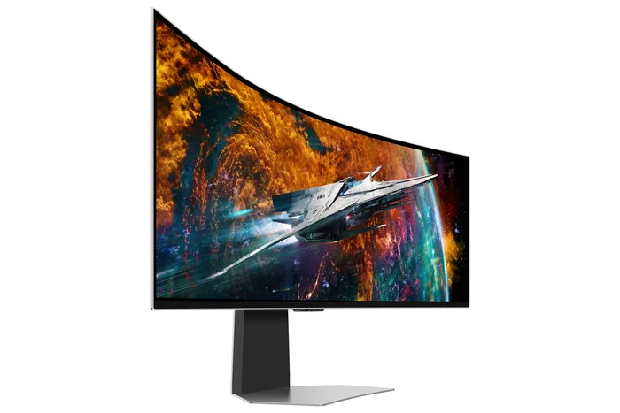 Samsung Odyssey OLED G9 S49CG954SU 49 Pulgadas Curvo 240Hz 0.03ms 5120 x 1440 Dual QHD Plata