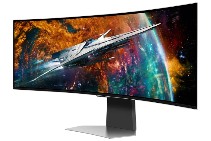 Samsung Odyssey OLED G9 S49CG954SU 49 Pulgadas Curvo 240Hz 0.03ms 5120 x 1440 Dual QHD Plata