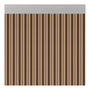 Acudam Cortina para Puerta Ferrara Opaco Marrón-Marfil 90 x 210 cm Anti-Insectos Tiras PVC Uso Exterior
