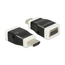 DeLOCK 65586 Adaptador HDMI-A Macho a VGA Hembra con Audio