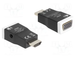 DeLOCK Adaptador HDMI-A Macho a VGA Hembra con Audio 65586