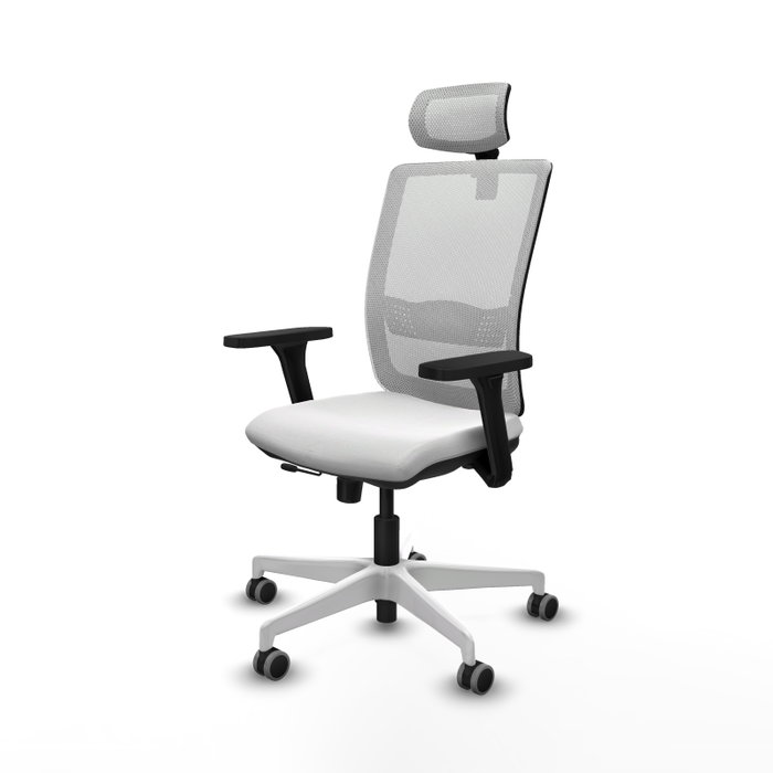 PIQUERAS Y CRESPO Silla de oficina Haches con mecanismo Sincro/Traslack en Blanco PIQUERAS Y CRESPO Silla de oficina Haches con mecanismo Sincro/Traslack en Blanco