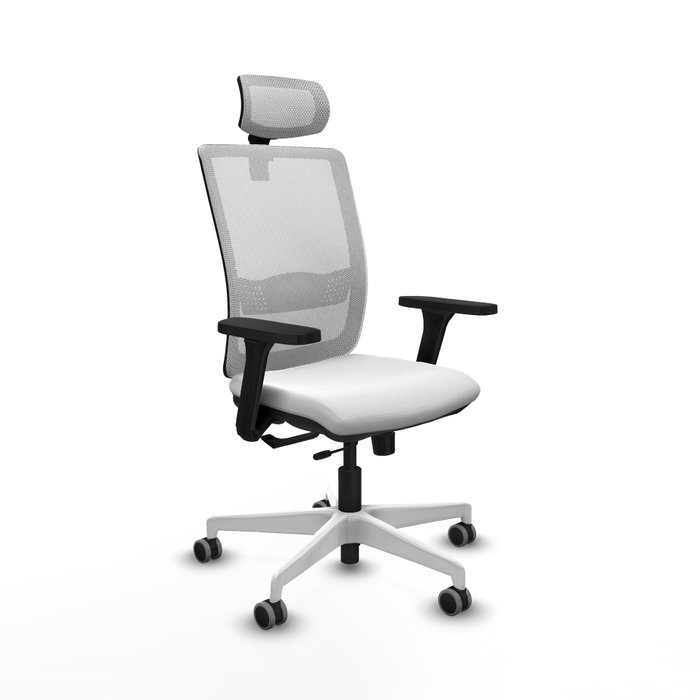 PIQUERAS Y CRESPO Silla de oficina Haches con mecanismo Sincro/Traslack en Blanco PIQUERAS Y CRESPO Silla de oficina Haches con mecanismo Sincro/Traslack en Blanco