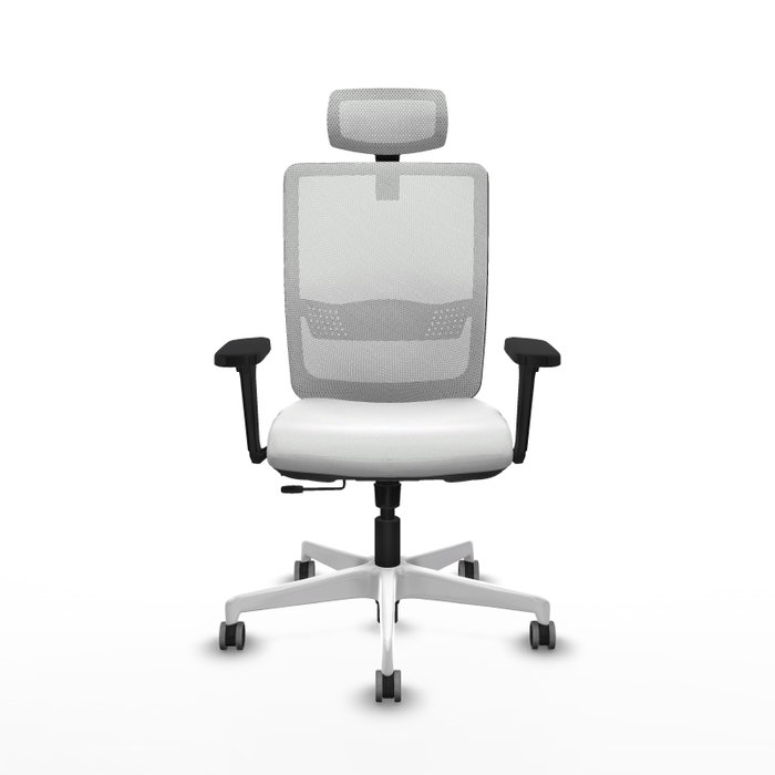 PIQUERAS Y CRESPO Silla de oficina Haches con mecanismo Sincro/Traslack en Blanco PIQUERAS Y CRESPO Silla de oficina Haches con mecanismo Sincro/Traslack en Blanco