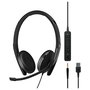 EPOS ADAPT 165T USB II Auriculares Alámbricos Diadema Binaural Oficina Centro de llamadas Negro