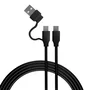Blade Gaming Cable USB-C a USB-C de 3m FT0042 para PS5 DualSense, Carga y Datos, Incluye Adaptador USB-A