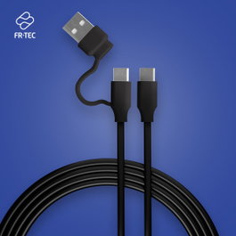 Blade Cable USB-C a USB-C de 3m para PS5 con adaptador USB-A