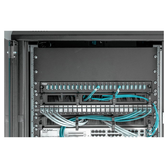 Digitus Tapa ciega 3HE para armarios de red 483mm negro