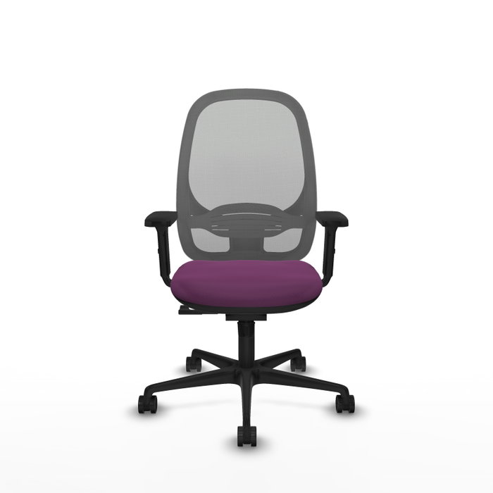 PIQUERAS Y CRESPO Silla de oficina Cilanco con mecanismo Sincro, Morado y Gris PIQUERAS Y CRESPO Silla de oficina Cilanco con mecanismo Sincro, Morado y Gris