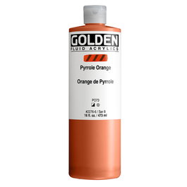 Golden Fluid Colores Acrílicos Naranja Pirrol 473 ml