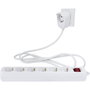 Rev Powersplit Regleta de enchufes 6+1 tomas con interruptor Blanco 5m