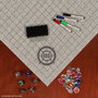 Enhance Tabletop Kit de campaña de alfombrilla de rejilla DnD beige