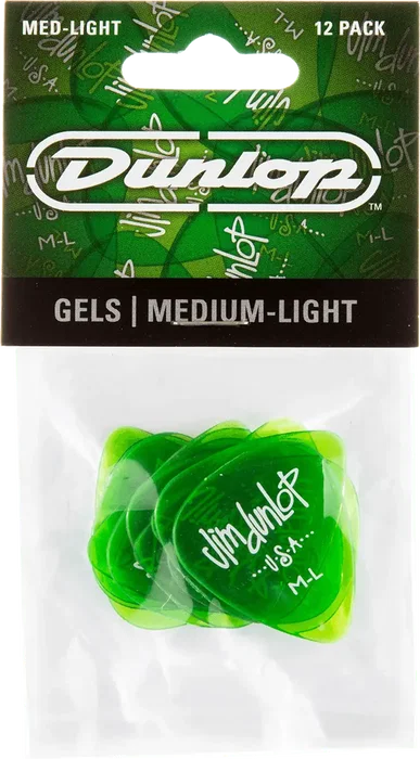 Dunlop Pack 12 Púas Gels Medium / Light