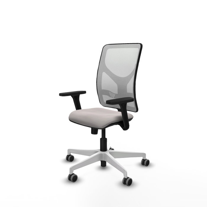 PIQUERAS Y CRESPO Silla de oficina Motilla con mecanismo Sincro, Blanco PIQUERAS Y CRESPO Silla de oficina Motilla con mecanismo Sincro, Blanco
