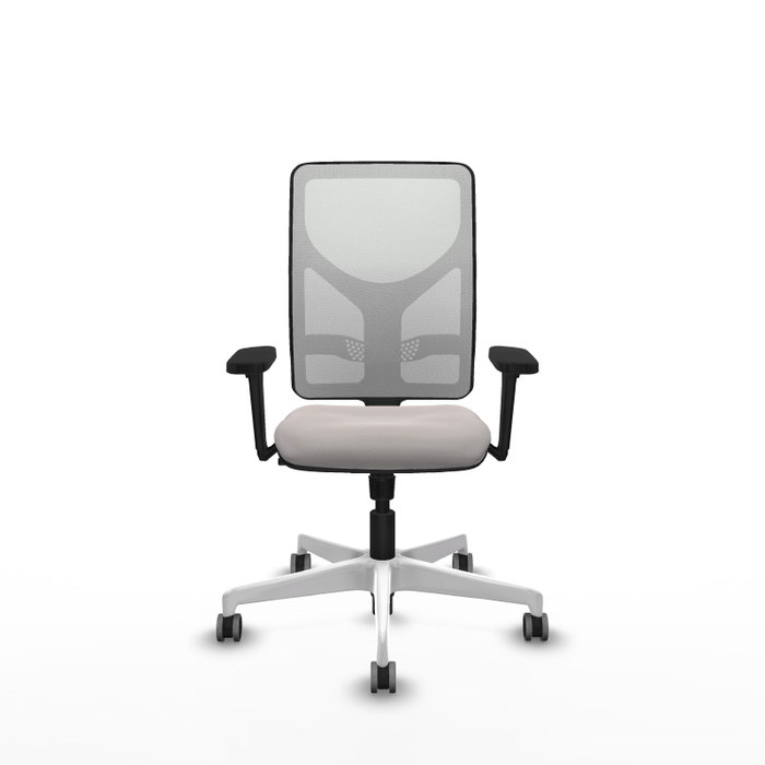 PIQUERAS Y CRESPO Silla de oficina Motilla con mecanismo Sincro, Blanco PIQUERAS Y CRESPO Silla de oficina Motilla con mecanismo Sincro, Blanco