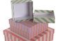 DKD Home Decor Set de 3 Cajas de Cartón Multicolor Bella Vita