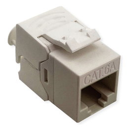 ROLINE Keystone Cat.6A RJ-45 SLIM sin herramientas Blanco