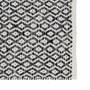 Ixia Alfombra Gris Poliéster-Algodón 120 x 180 cm