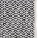 Alfombra Gris Poliester-Algodón 120 X 180 cm