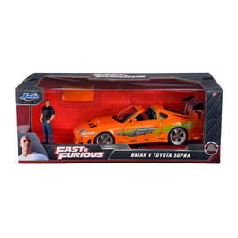 JADA TOYS Blister figura Brian + Coche Toyota Supra Fast & Furious