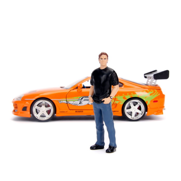 JADA TOYS Blister figura Brian + Coche Toyota Supra Fast & Furious