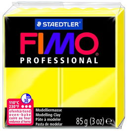 Pasta Modelar Fimo Professional Amarillo 85 Gr. (Set de 4)