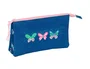 Safta Estuche portatodo Blackfit8 mariposas