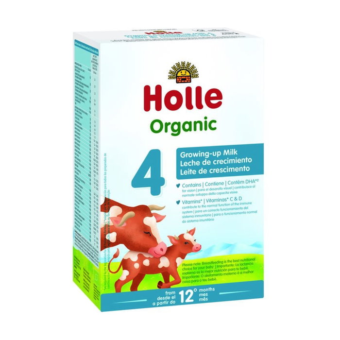 Holle Leche de crecimiento 4 vaca Bio 600 g