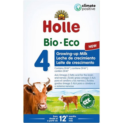 HOLLE Leche de Crecimiento Etapa 4 Bio 600g HOLLE Leche de Crecimiento Etapa 4 Bio 600g