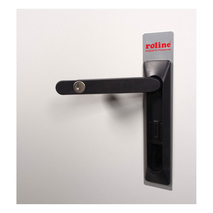 ROLINE 26.21.0087 Bastidor de Pared 12U (19 Pulgadas, 600x600 mm), Gris, IP55, Exterior, Acero, Kit de Montaje