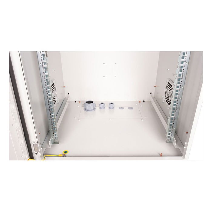 ROLINE 26.21.0087 Bastidor de Pared 12U (19 Pulgadas, 600x600 mm), Gris, IP55, Exterior, Acero, Kit de Montaje