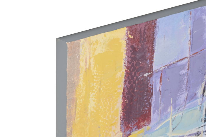 DKD Home Decor Cuadro Urban Abstracto Multicolor 2,8 x 90 x 60 cm (2 Unidades)