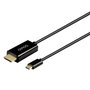 SAVIO Cable USB C a HDMI 2m UHD 2160p
