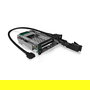ICY BOX IB-174SSK-U Bandeja para Discos Duros SATA/SAS, 1x 2.5" + 1x 3.5" a 2x SATA, para Bahía de 5.25", Hot-Swap, Aluminio Negro