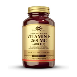 Solgar Vitamina E 400 UI 100 Cápsulas Antioxidante Protección Celular