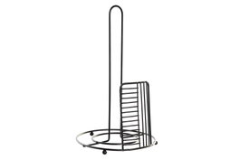 DKD Home Decor Portarrollos de Metal Negro
