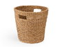 Giftdecor Cesto Cónico con Asas 35 cm Diámetro x 32 cm Alto, Marrón, Alga de Mar (Set de 4)