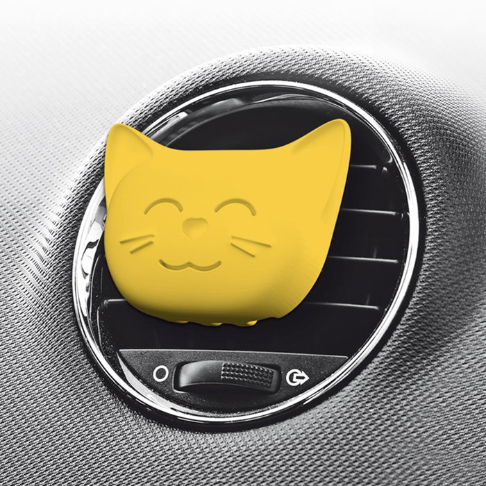 Drmarcus Ambientador Cosmic Cat Vanilla DRM0949 - Innovador ambientador con forma de gato, fragancia duradera hasta 45 días