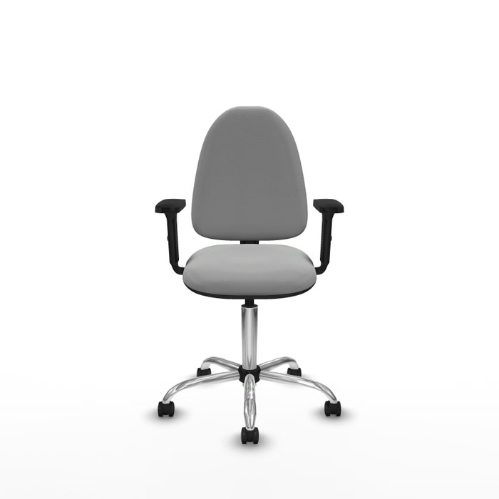 PIQUERAS Y CRESPO Silla de oficina Aýna Gris claro con brazos 2D